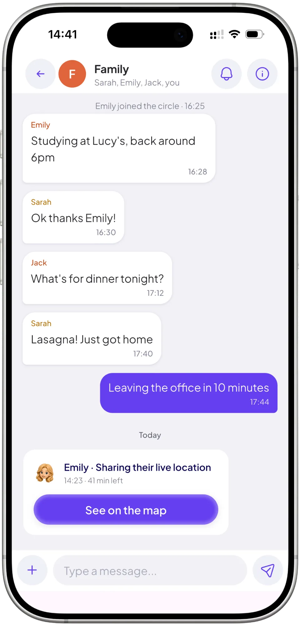 The Family circle conversation.